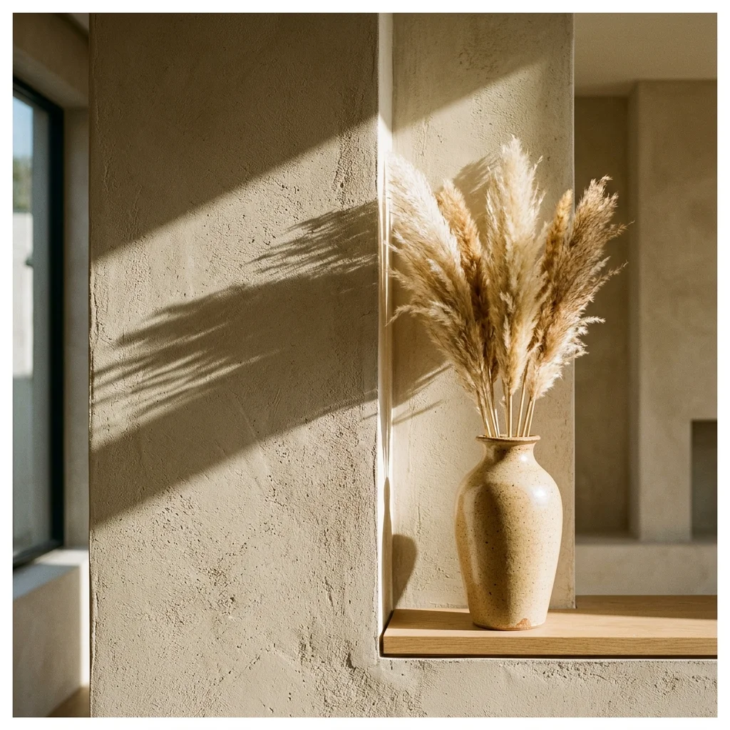 Luxury architectural concrete space and dramatic lighting